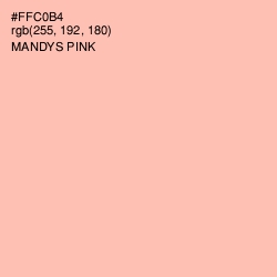 #FFC0B4 - Mandys Pink Color Image